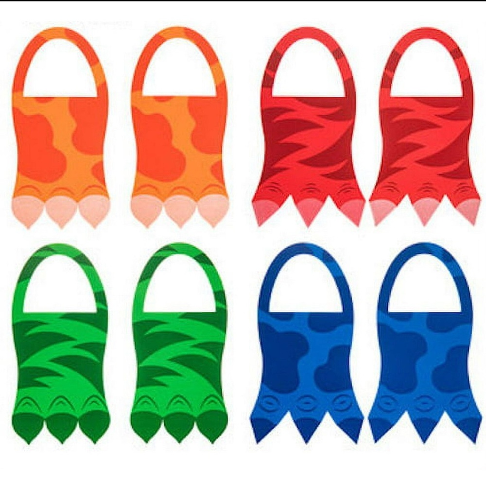Colorful Kids Monster Feet Costume Accessories